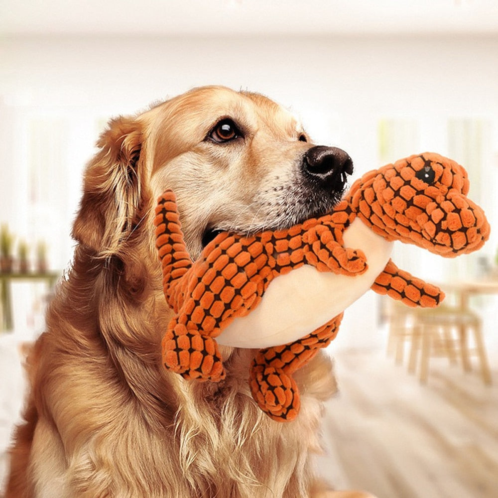 Variedad de peluches para mascotas